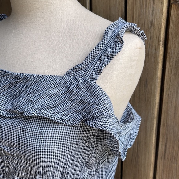 7 for All Mankind • Gingham peplum tank top - Picture 3 of 11